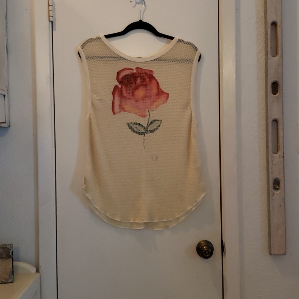 Free People Rose Sleeveless Top